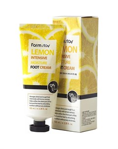 Увлажняющий крем для ног с экстрактом лимона Lemon Intensive Moisture Foot Cream 100 мл Farmstay