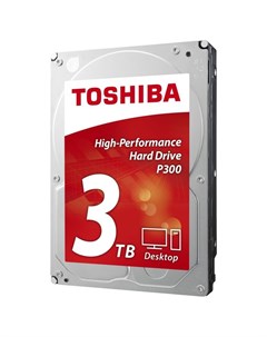 Внутренний жесткий диск 3 5 3Tb P300 HDWD130UZSVA 64Mb 7200rpm SATA3 Toshiba