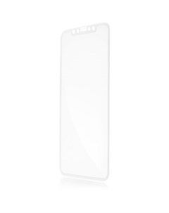 Защитное стекло для Apple iPhone 11 Pro X XS 3D изогнутое по форме дисплея с белой рамкой Brosco