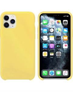 Чехол для Apple iPhone 11 Pro Softrubber желтый Brosco