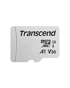 Карта памяти Micro SecureDigital 128Gb class10 UHS 1 TS128GUSD300S A SD адаптер Transcend