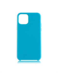 Чехол для Apple iPhone 11 Pro Max Softrubber голубой Brosco