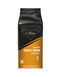 Кофе в зернах Crema e Aroma 1 кг Cellini