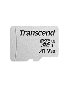 Карта памяти Micro SecureDigital 128Gb Transcend class10 UHS-1 (TS128GUSD300S-A) + SD адаптер