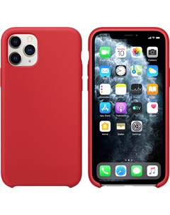Чехол для Apple iPhone 11 Pro Softrubber красный Brosco