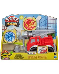 Игровой набор мини с пластилином Play Doh Пожарная Машина F06495L0 Hasbro