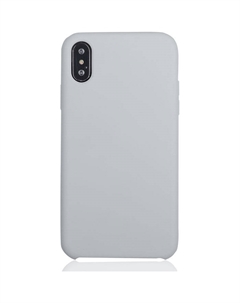 Чехол для Apple iPhone Xs Brosco Softrubber, накладка, белый