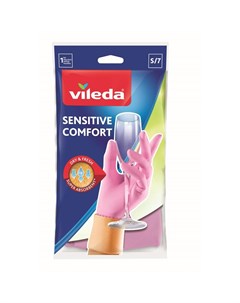 Перчатки Sensitive ComfortPlus для деликатных работ размер S Vileda