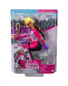 Кукла Barbie Зимние виды спорта Лыжник паралимпиец HCN33 Mattel