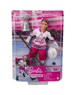 Кукла Barbie Зимние виды спорта Хоккеист HFG74 Mattel