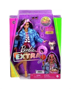 Кукла Barbie Экстра Кукла в платье баскетбольный стиль HDJ46 Mattel