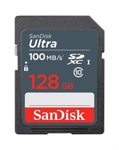 Карта памяти SecureDigital 128Gb Ultra SDXC Class 10 SDSDUNR 128G GN3IN Sandisk