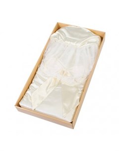 Комплект на выписку Шик в подарочн коробке атлас сатин кружево наполн ф п интерлок Унисекс шампань Ifratti