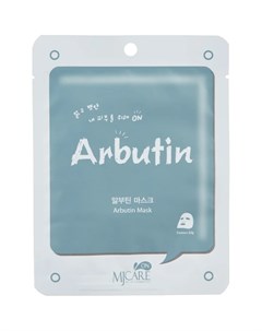 Тканевая маска MJ Care On Arbutin с арбутином 22 г Mijin cosmetics