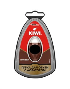 Губка с дозатором Express Shine коричневый Kiwi