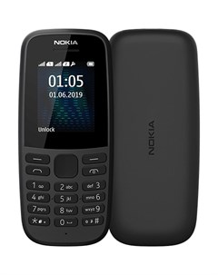 Мобильный телефон 105 Dual Sim TA 1174 Black Nokia