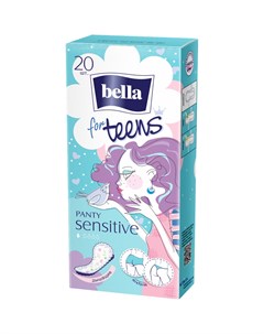 Прокладки ежедневные For teens Panty sensitive 20 шт Bella