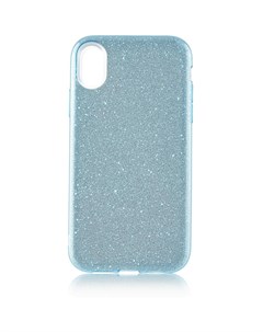 Чехол для Apple iPhone Xr Shine накладка голубой Brosco