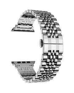 Ремень для умных часов Стальной ремешок для умных часов Castor для Apple Watch 38 40 mm Silver Lyambda