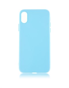 Чехол для Apple iPhone Xs Colourful накладка голубой Brosco