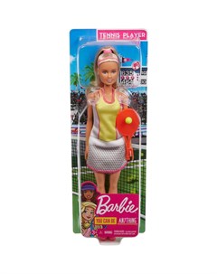 Кукла Barbie из серии Кем быть DVF50 GJL65 Теннисистка Mattel
