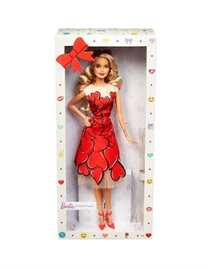 Кукла Barbie Коллекционная кукла в в красном платье FXC74 Mattel
