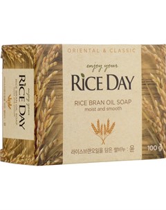 Твердое мыло Мыло туалетное с экстрактом рисовых отрубей Riceday Soap Yoon 100 г Lion