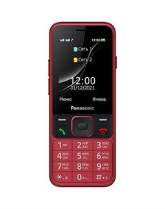 Мобильный телефон KX TF200RU красный Panasonic