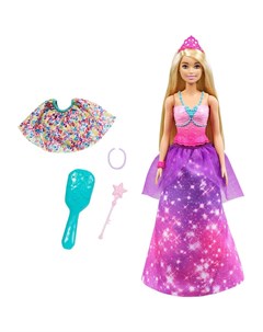 Кукла Barbie Кукла 2 в 1 Принцесса GTF92 Mattel