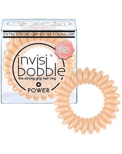 Резинка браслет для волос POWER To Be Or Nude To Be с подвесом Invisibobble