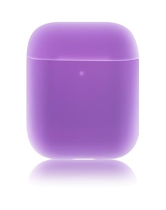 Чехол силиконовый для Apple AirPods 2 фиолетовый Brosco