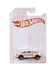 Hot Wheels премиальная машинка из серии Перламутр и хром GJW48 55 Chevy Bel Air Gasser Mattel