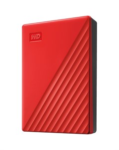 Внешний жесткий диск 2 5 4Tb WD My Passport WDBPKJ0040BRD WESN USB3 0 Красный Western digital