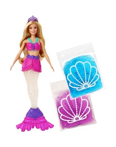 Кукла Barbie Русалочка со слаймом GKT75 Mattel