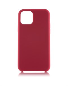 Чехол для Apple iPhone 11 Pro Softrubber темно красный Brosco