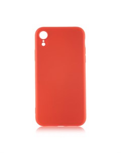 Чехол для Apple iPhone Xr Softrubber Soft touch красный Brosco