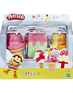 Игровой набор с пластилином Play Doh E6642 холодильник с мороженым Hasbro