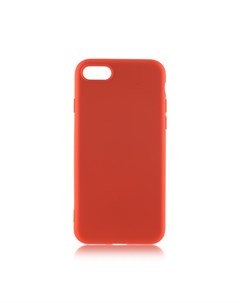 Чехол для Apple iPhone 7 8 SE 2020 Softrubber Soft touch красный Brosco