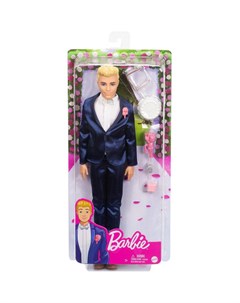 Кукла Barbie Кен Жених в свадебном костюме GTF36 Mattel