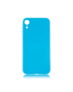 Чехол для Apple iPhone Xr Softrubber Soft touch голубой Brosco