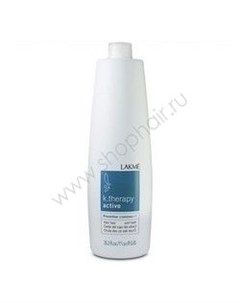 K Therapy Active Prevention Shampoo Hair Loss Шампунь предотвращающий выпадение волос 1000 мл Lakme