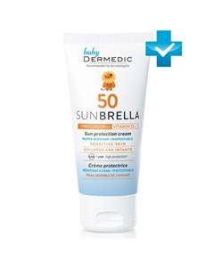 Sunbrella Baby Детский солнцезащитный крем для лица SPF 50 50 гр Dermedic