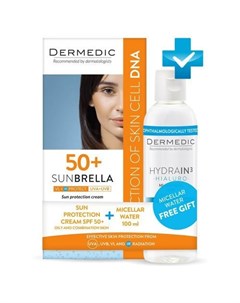 Sunbrella Солнцезащитный крем SPF 50 для жирной кожи и комбинированной кожи 50 г Dermedic