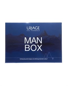 Tolederm Набор мужской Man Box Питательный успокаивающий крем 50 мл Дезодорант тройного действия рол Uriage