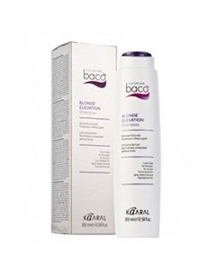 Baco Color Collection Blonde Elevation Shampoo Шампунь дающий блеск волосам и тонирующий седые волос Kaaral