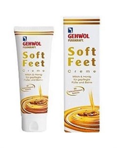 Soft Feet Creme Шелковый крем Молоко и мед с гиалуроновой кислотой 125 мл Gehwol