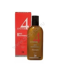 System 4 Bio Botanical Shampoo Биоботанический шампунь 215 мл Sim sensitive