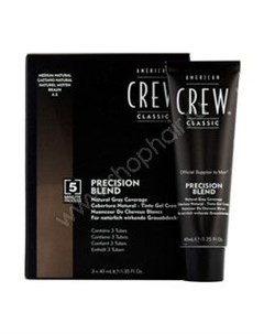 Precision Blend Краска для седых волос натуральный оттенок 4 5 3 40 мл American crew