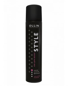 Style Лак для волос ультрасильной фиксации 50 мл Ollin professional