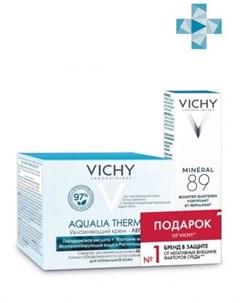 Aqualia Thermal Набор Легкий крем для нормальной кожи 50 мл Ежедневный гель сыворотка для 10 мл Vichy